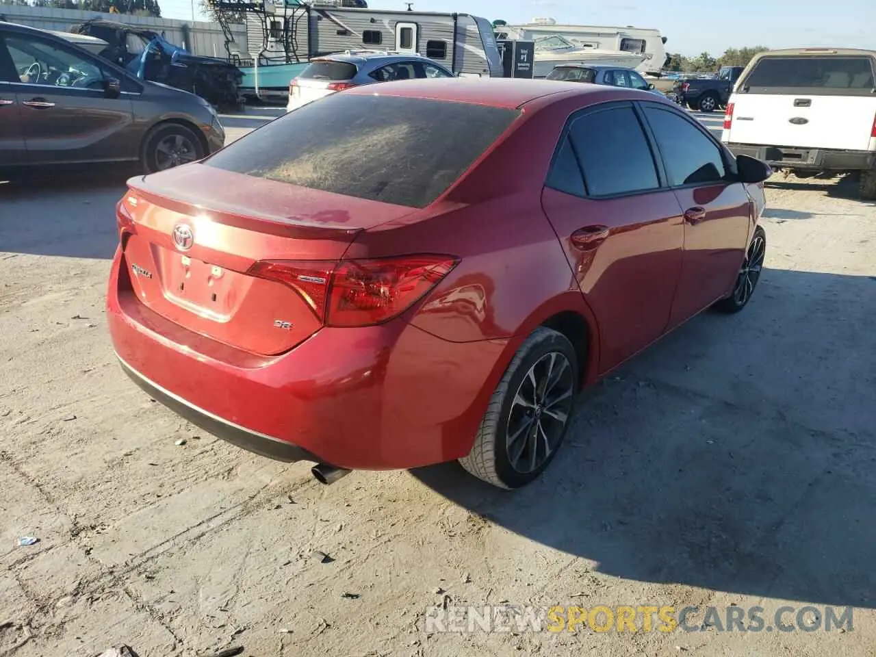 4 Фотография поврежденного автомобиля 5YFBURHEXKP906344 TOYOTA COROLLA 2019