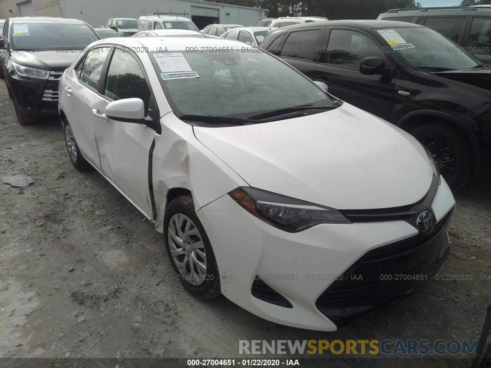 1 Photograph of a damaged car 5YFBURHEXKP916226 TOYOTA COROLLA 2019