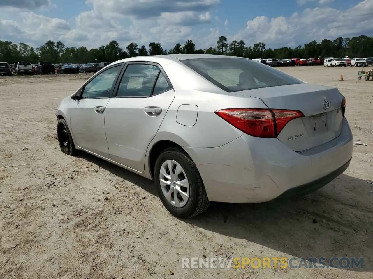 2 Photograph of a damaged car 5YFBURHEXKP918221 TOYOTA COROLLA 2019