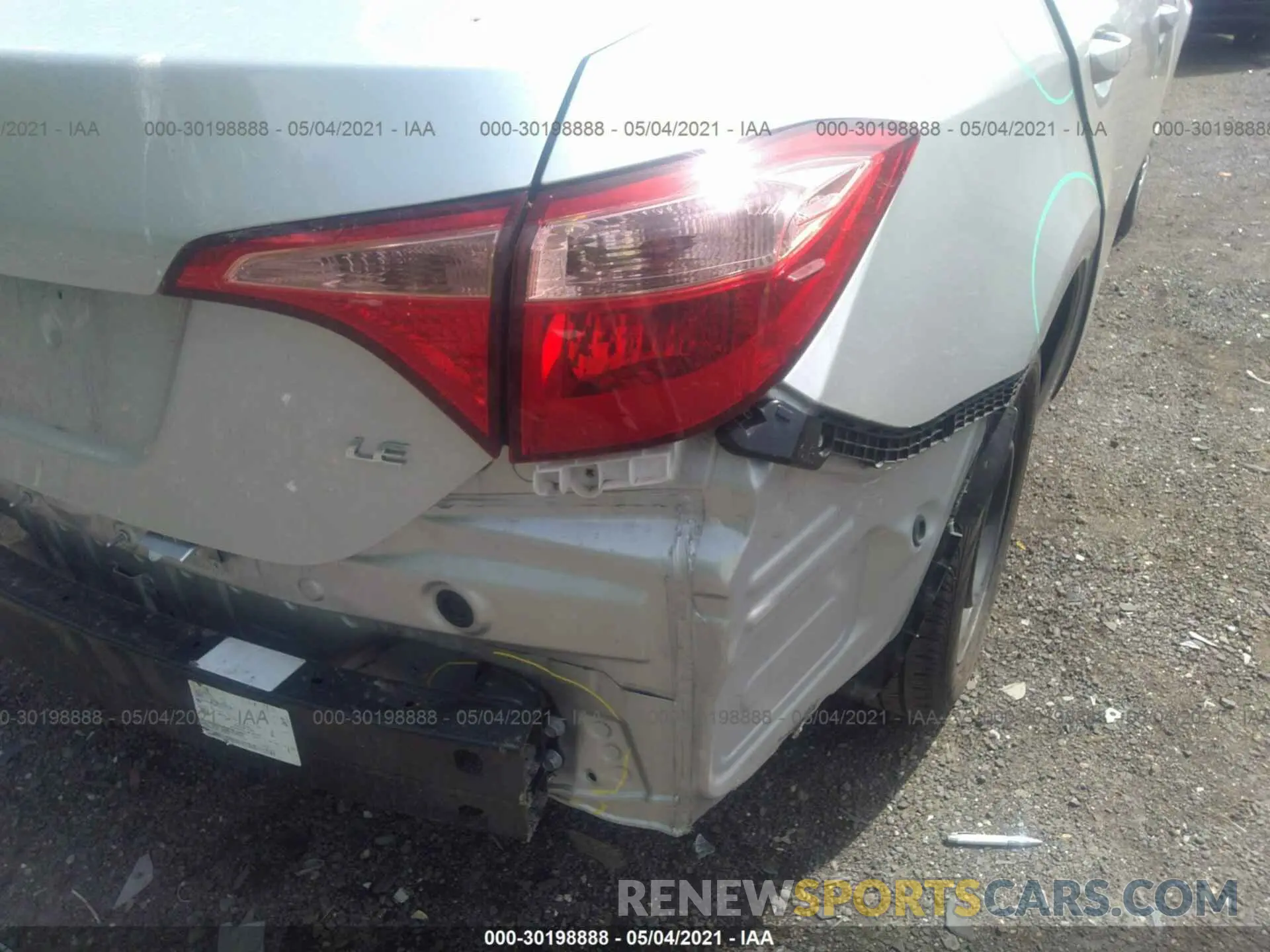 6 Photograph of a damaged car 5YFBURHEXKP919689 TOYOTA COROLLA 2019
