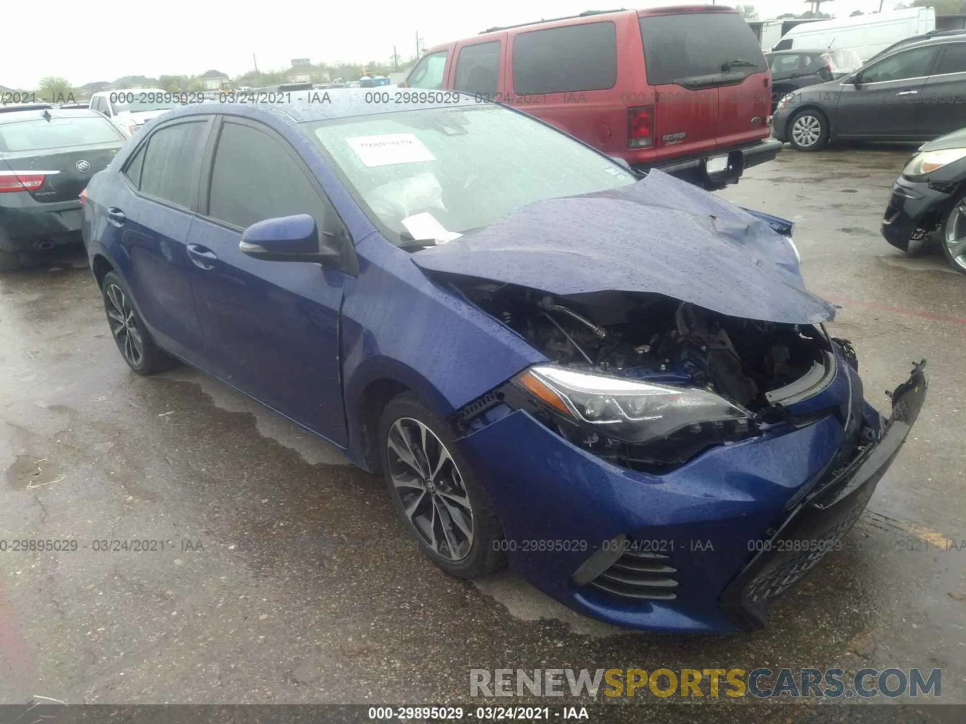 1 Photograph of a damaged car 5YFBURHEXKP930580 TOYOTA COROLLA 2019