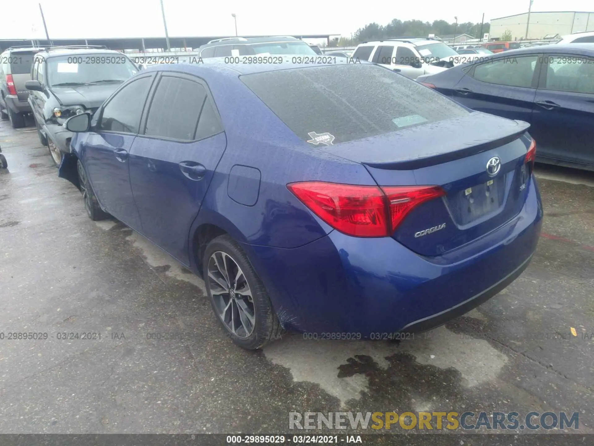 3 Photograph of a damaged car 5YFBURHEXKP930580 TOYOTA COROLLA 2019