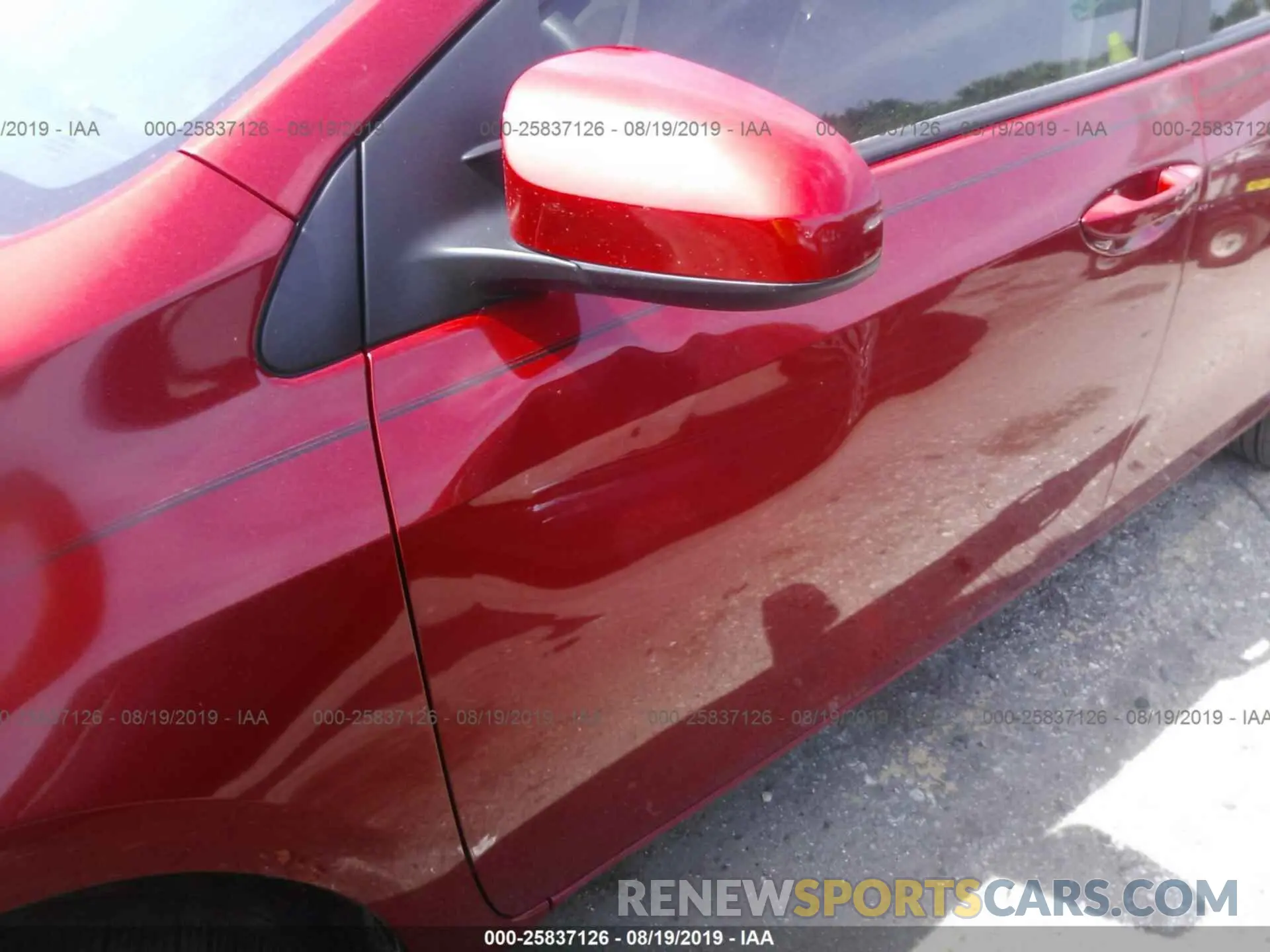 6 Photograph of a damaged car 5YFBURHEXKP936329 TOYOTA COROLLA 2019