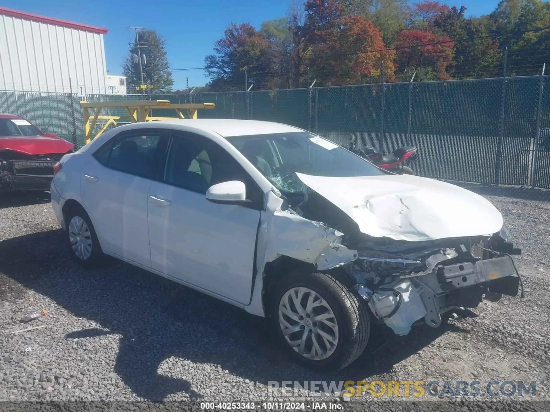 1 Photograph of a damaged car 5YFBURHEXKP939876 TOYOTA COROLLA 2019