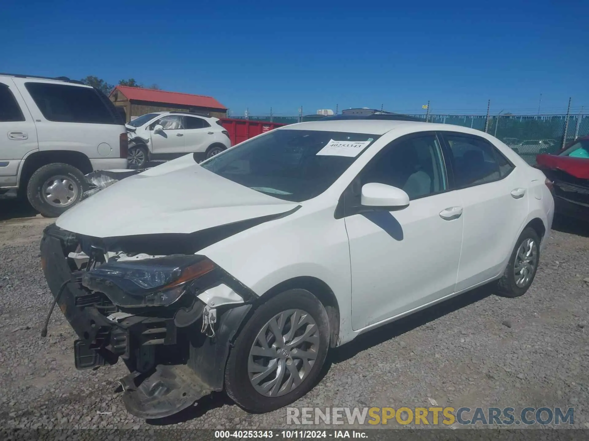 2 Photograph of a damaged car 5YFBURHEXKP939876 TOYOTA COROLLA 2019