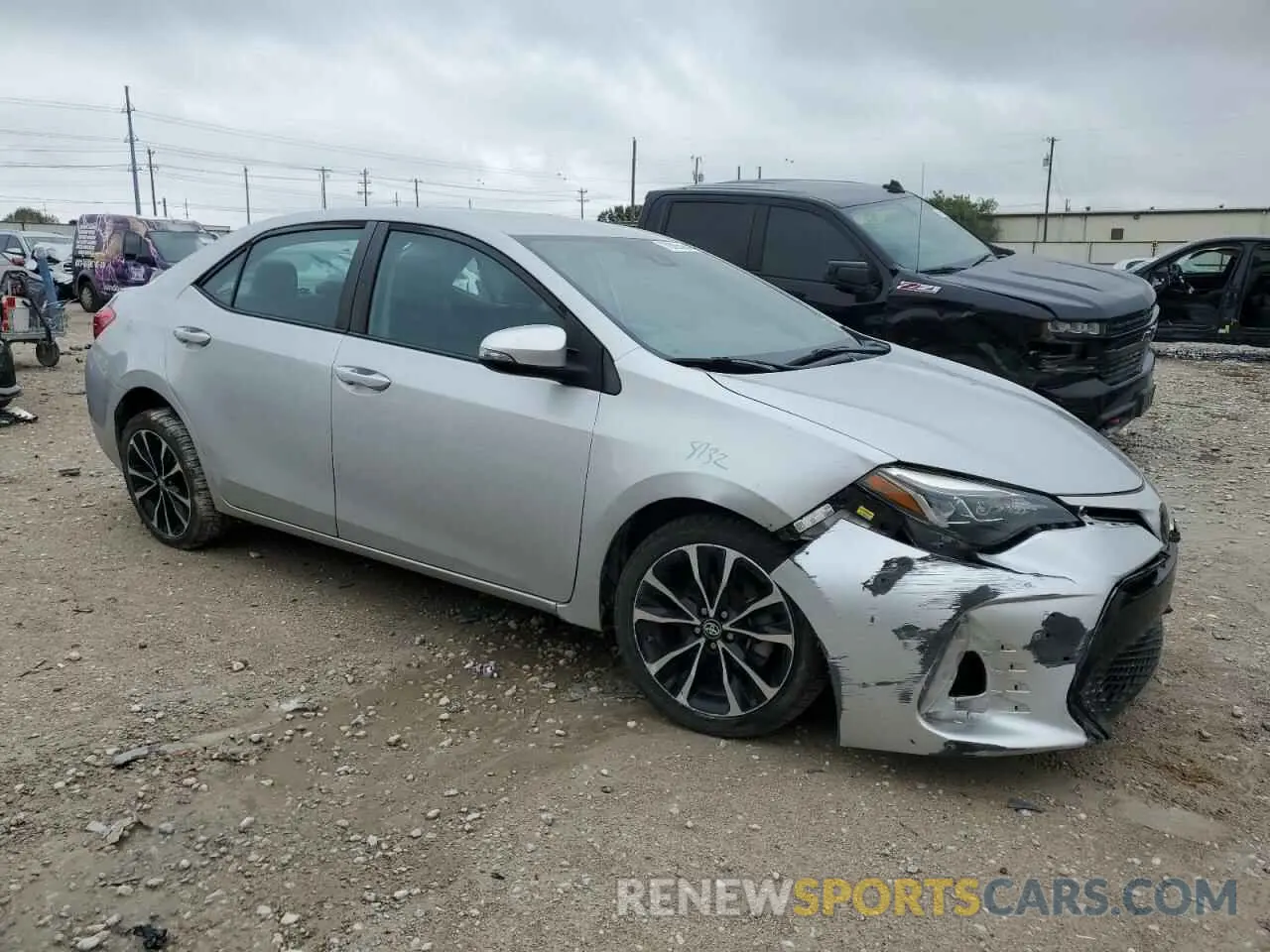 4 Фотография поврежденного автомобиля 5YFBURHEXKP940185 TOYOTA COROLLA 2019