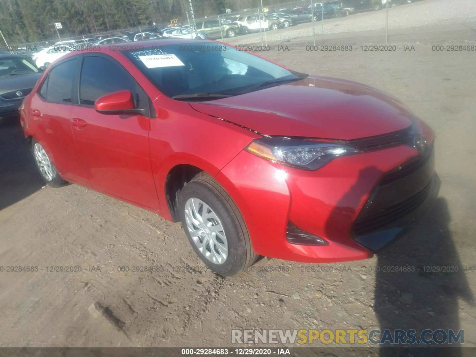 1 Photograph of a damaged car 5YFBURHEXKP942406 TOYOTA COROLLA 2019