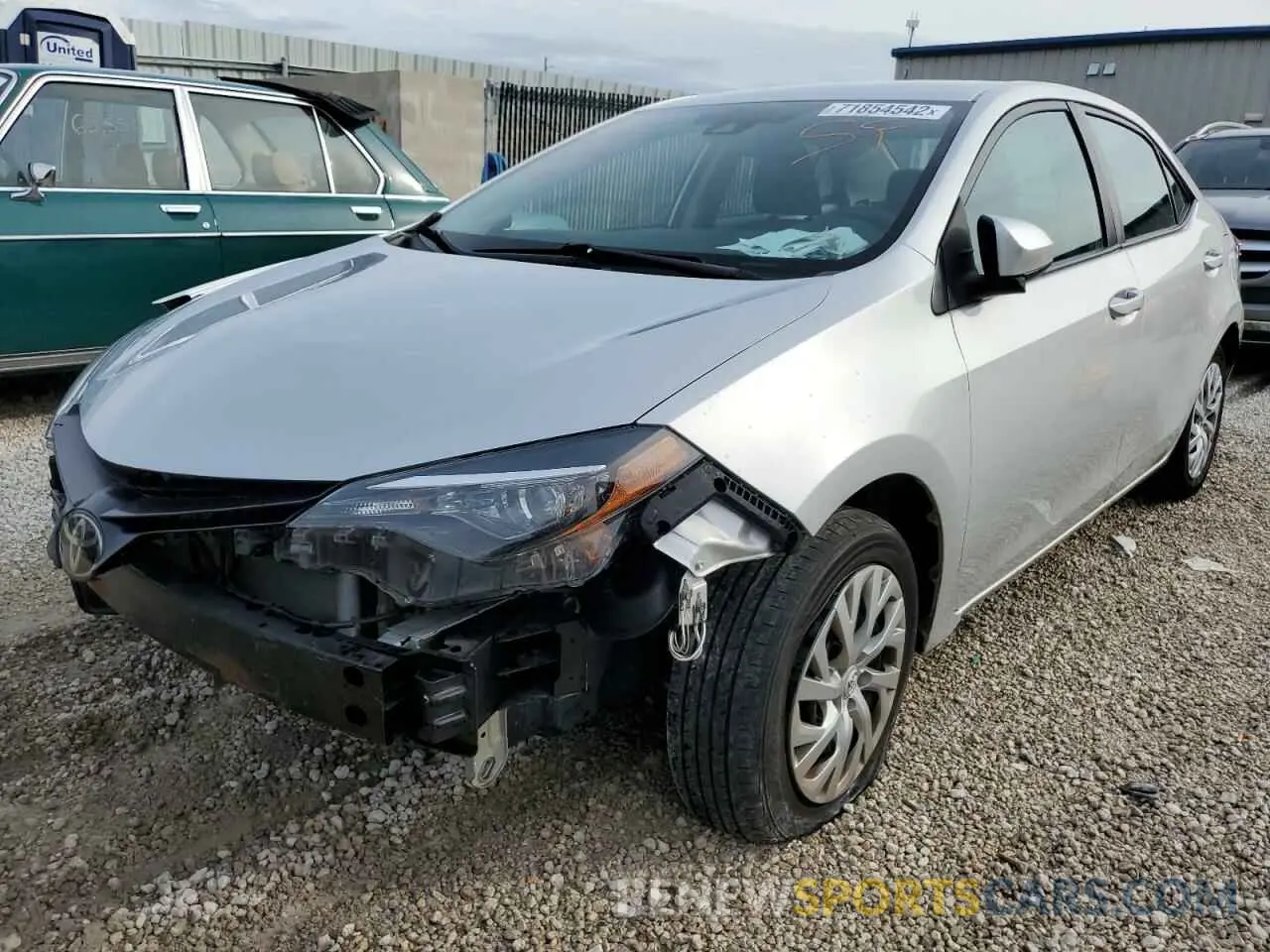 1 Photograph of a damaged car 5YFBURHEXKP944060 TOYOTA COROLLA 2019
