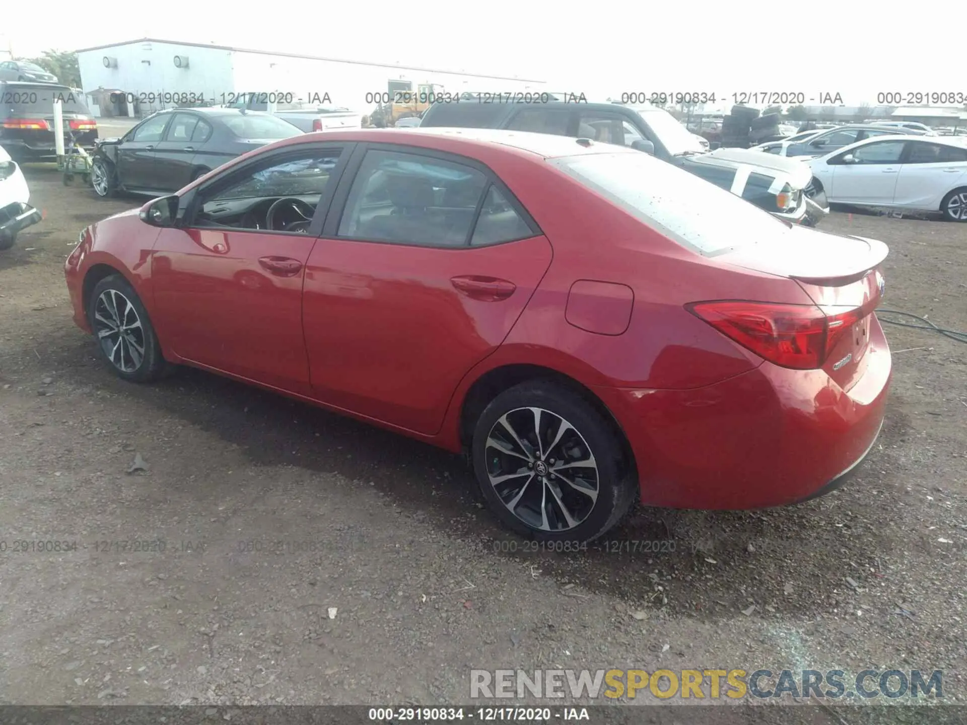 3 Photograph of a damaged car 5YFBURHEXKP944530 TOYOTA COROLLA 2019