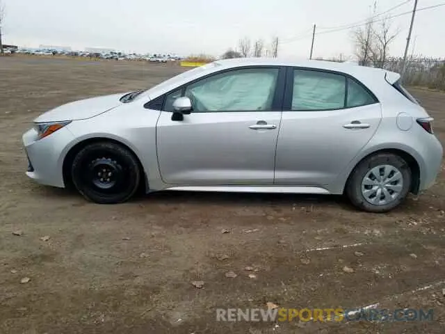 9 Photograph of a damaged car JTNK4RBE0K3012124 TOYOTA COROLLA 2019