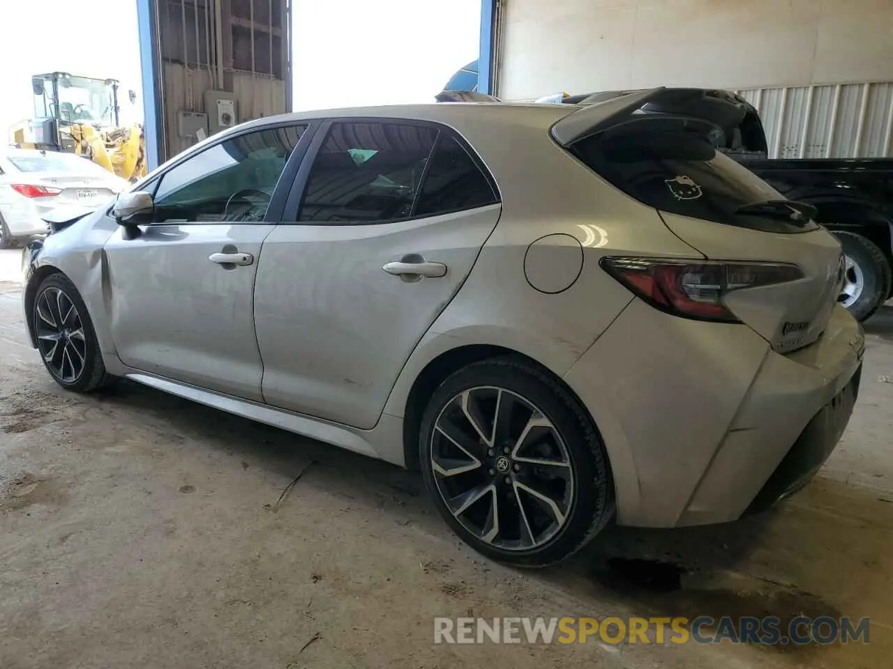 2 Photograph of a damaged car JTNK4RBE0K3020112 TOYOTA COROLLA 2019