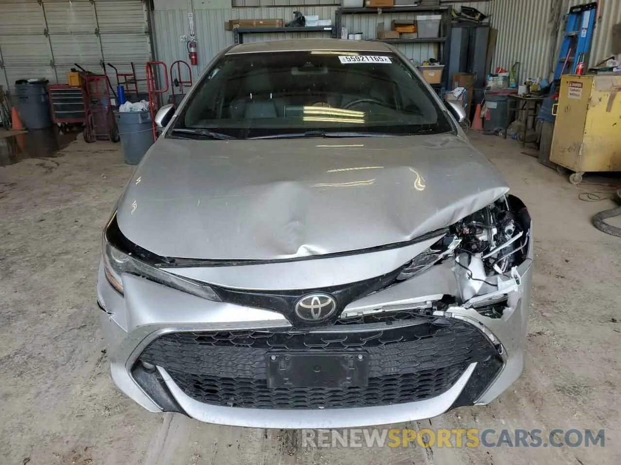 5 Photograph of a damaged car JTNK4RBE0K3020112 TOYOTA COROLLA 2019