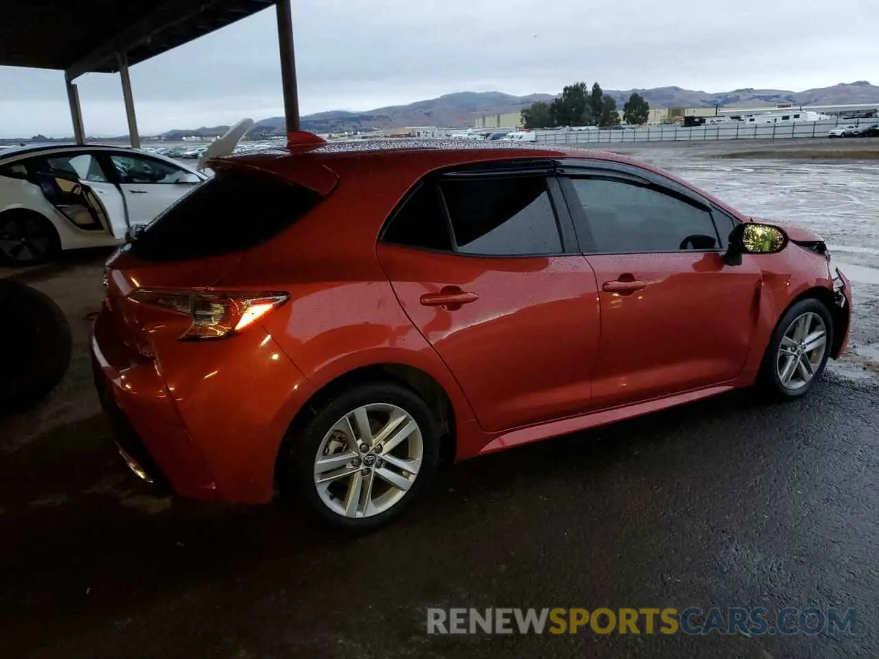 3 Photograph of a damaged car JTNK4RBE0K3021471 TOYOTA COROLLA 2019