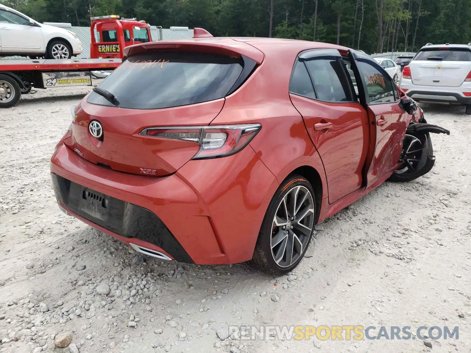 4 Фотография поврежденного автомобиля JTNK4RBE0K3029473 TOYOTA COROLLA 2019