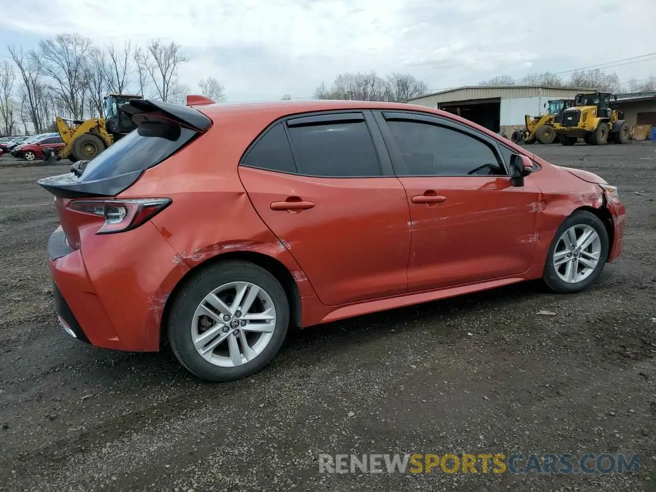 3 Photograph of a damaged car JTNK4RBE0K3053904 TOYOTA COROLLA 2019