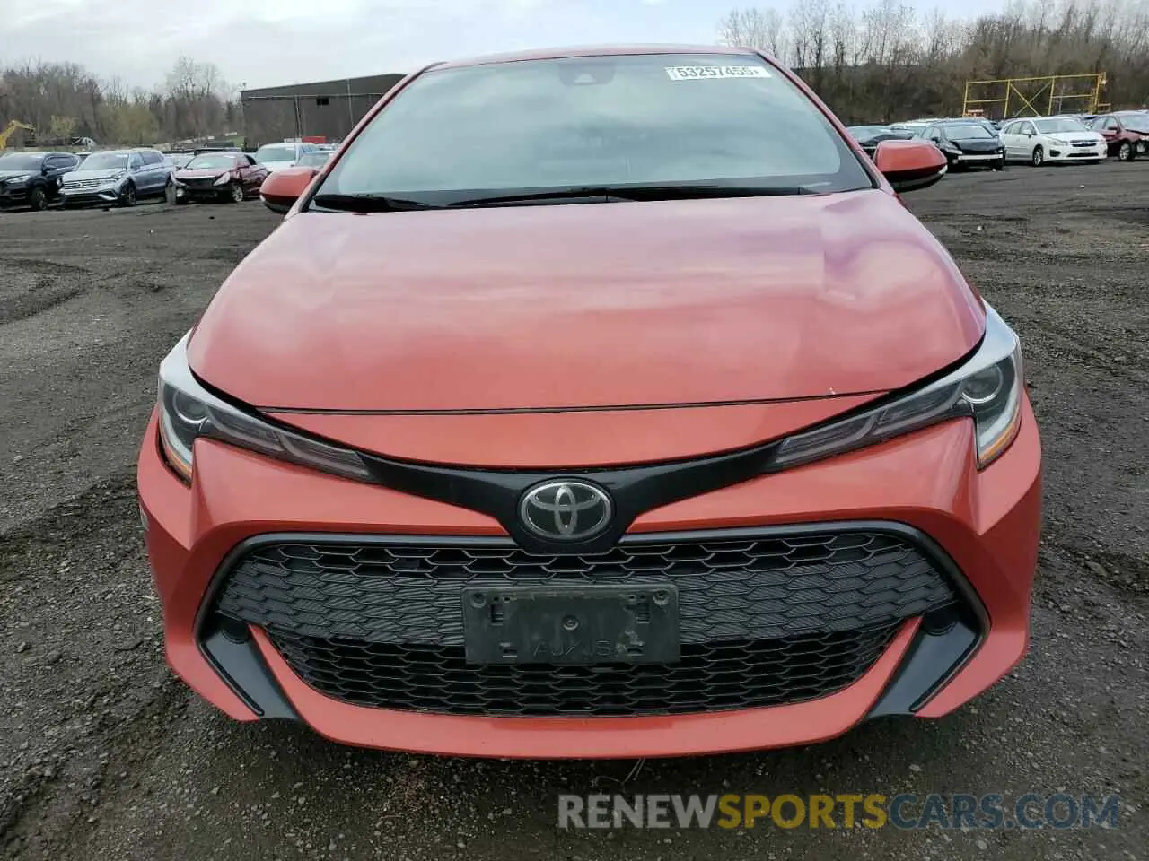 5 Photograph of a damaged car JTNK4RBE0K3053904 TOYOTA COROLLA 2019