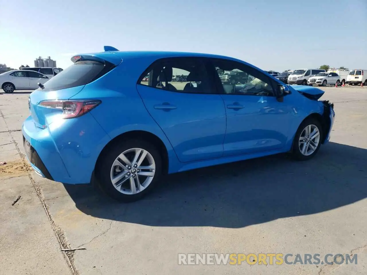 3 Фотография поврежденного автомобиля JTNK4RBE0K3059427 TOYOTA COROLLA 2019