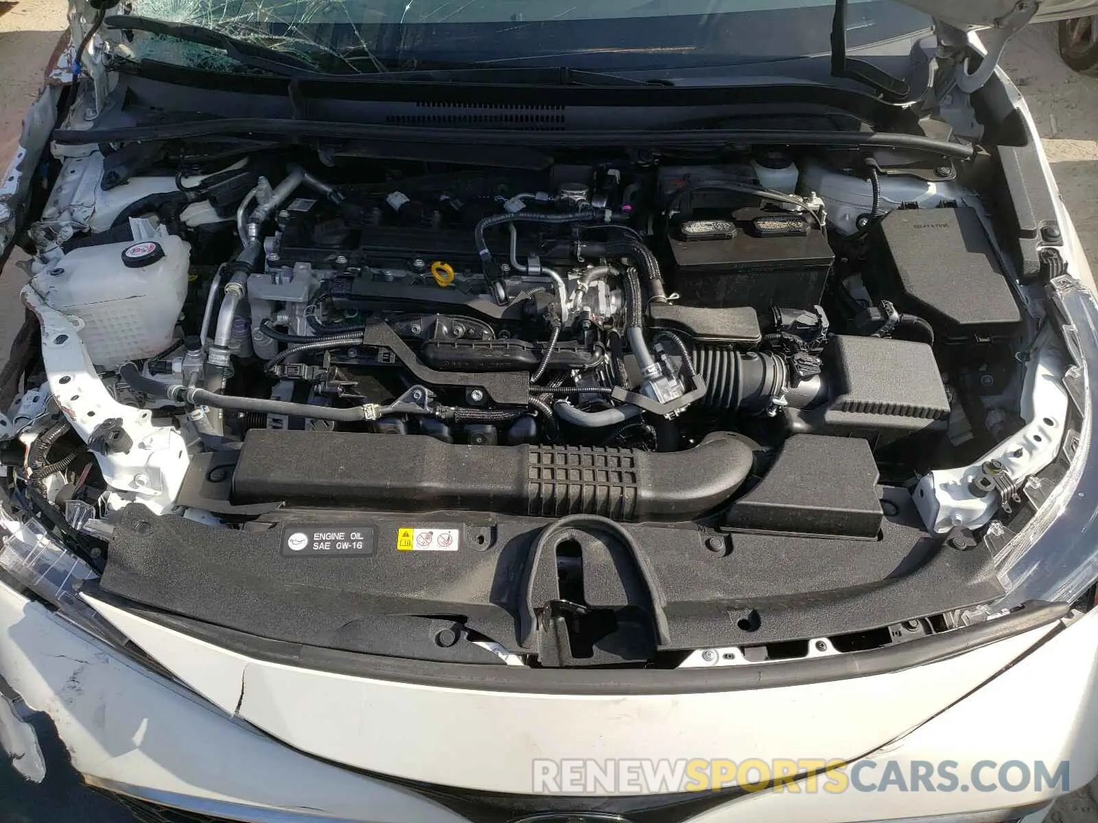7 Photograph of a damaged car JTNK4RBE0K3060268 TOYOTA COROLLA 2019