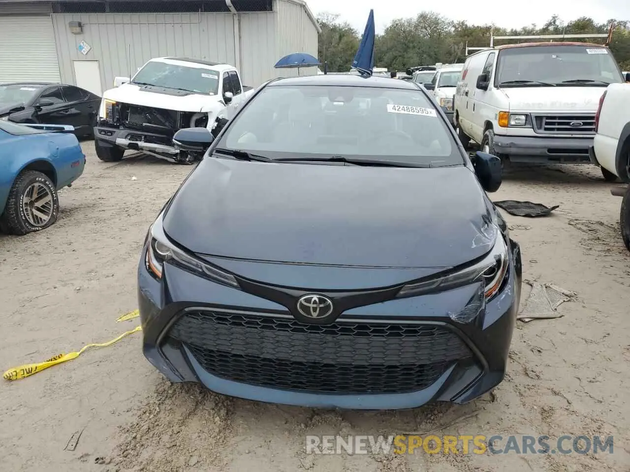 5 Photograph of a damaged car JTNK4RBE0K3063168 TOYOTA COROLLA 2019