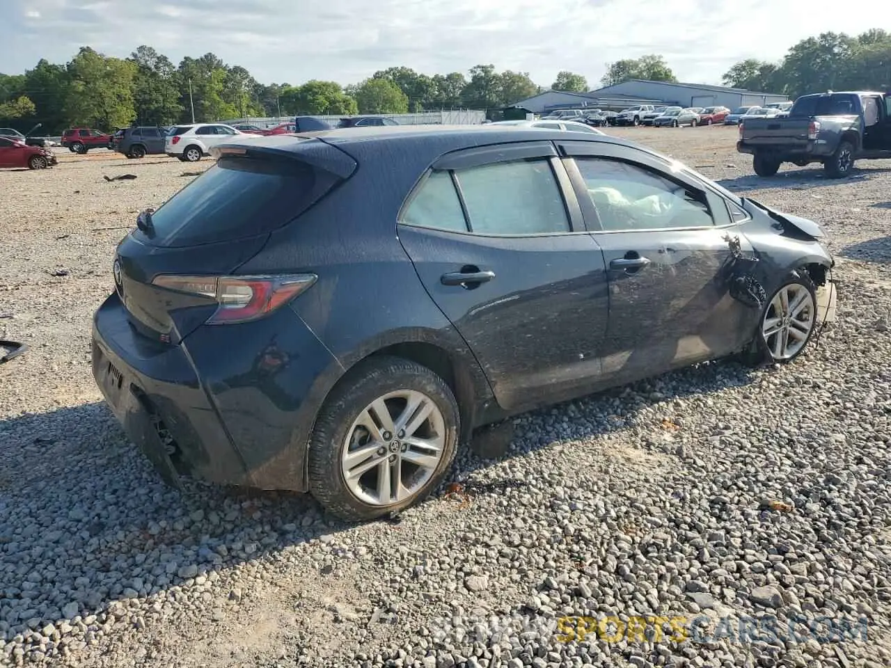 3 Photograph of a damaged car JTNK4RBE0K3067060 TOYOTA COROLLA 2019