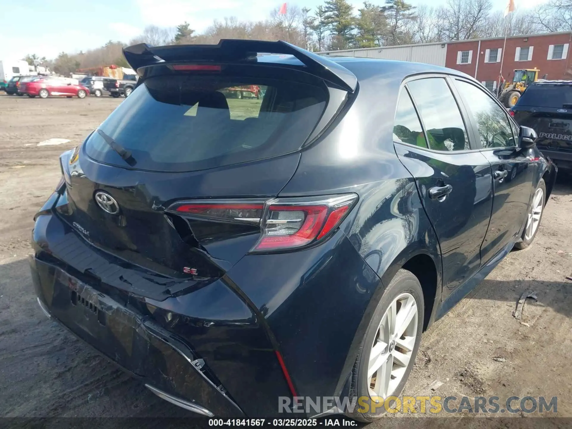 4 Фотография поврежденного автомобиля JTNK4RBE1K3009698 TOYOTA COROLLA 2019