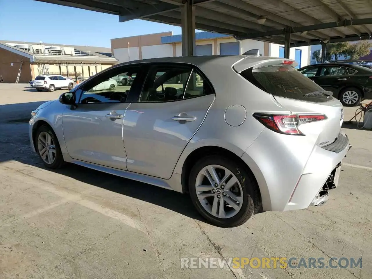 2 Photograph of a damaged car JTNK4RBE1K3018899 TOYOTA COROLLA 2019