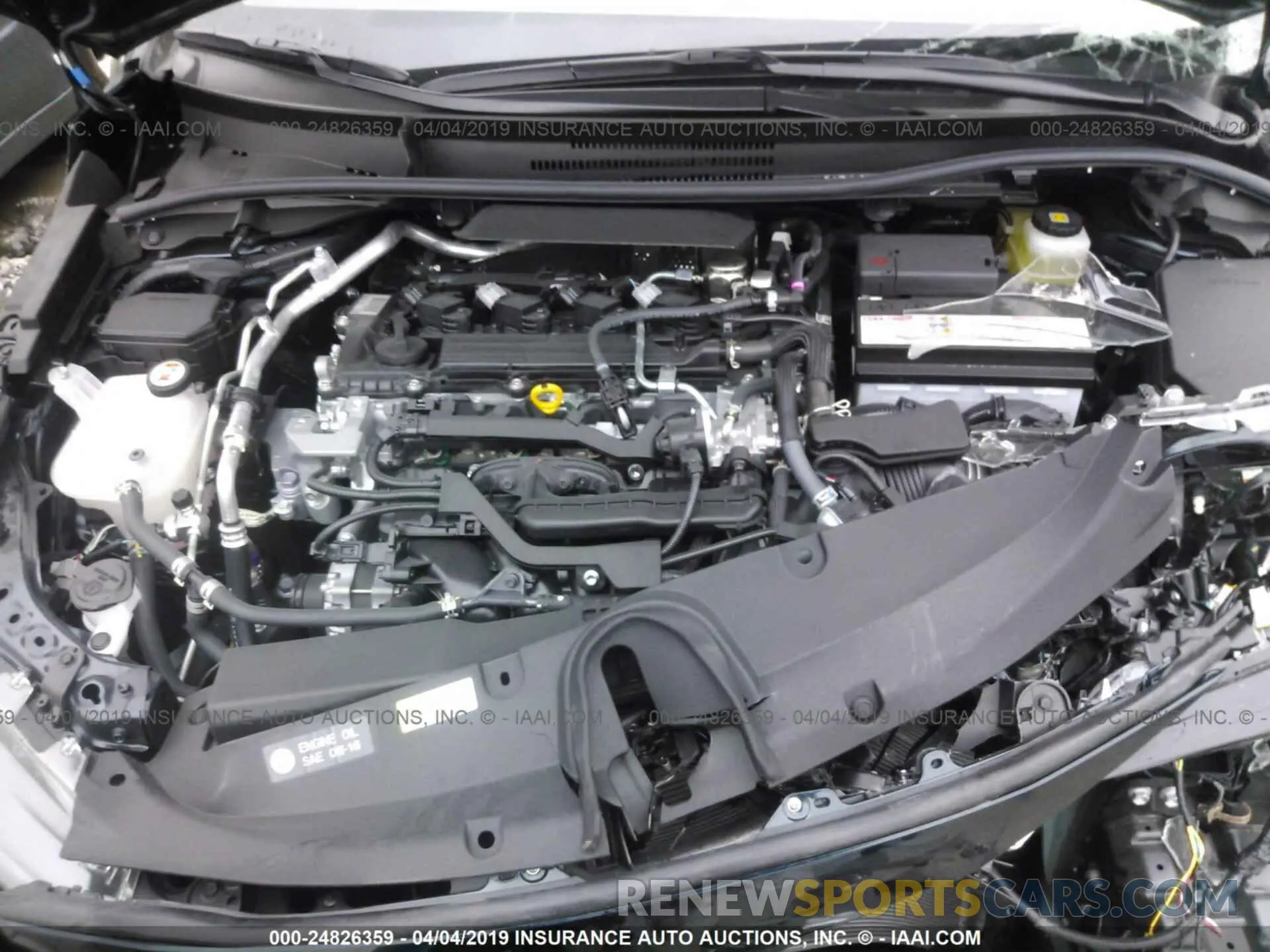 10 Photograph of a damaged car JTNK4RBE1K3039008 TOYOTA COROLLA 2019
