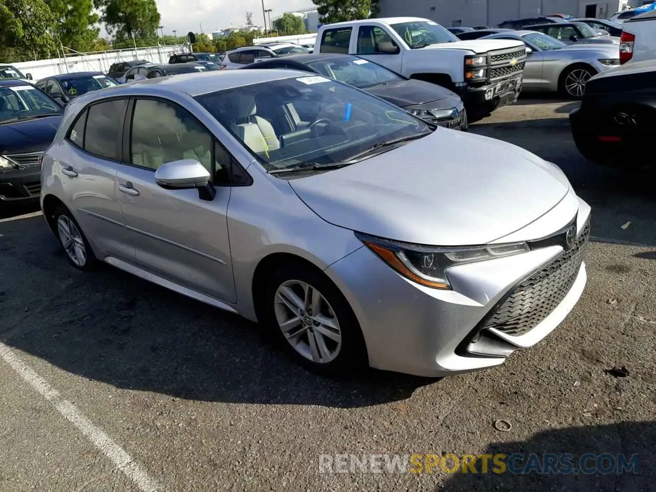 4 Photograph of a damaged car JTNK4RBE2K3004798 TOYOTA COROLLA 2019
