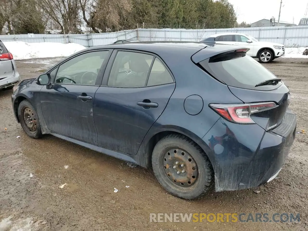 2 Photograph of a damaged car JTNK4RBE2K3005448 TOYOTA COROLLA 2019