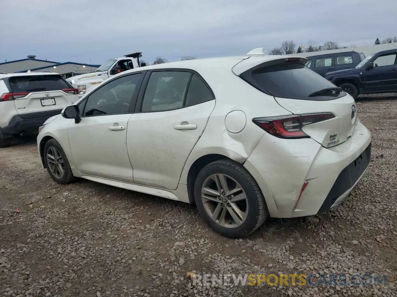 2 Фотография поврежденного автомобиля JTNK4RBE2K3017163 TOYOTA COROLLA 2019