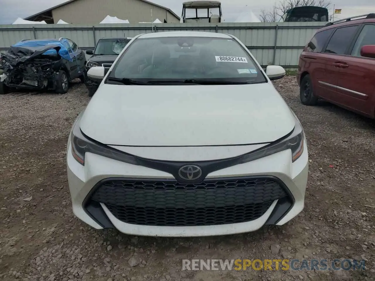 5 Фотография поврежденного автомобиля JTNK4RBE2K3017163 TOYOTA COROLLA 2019