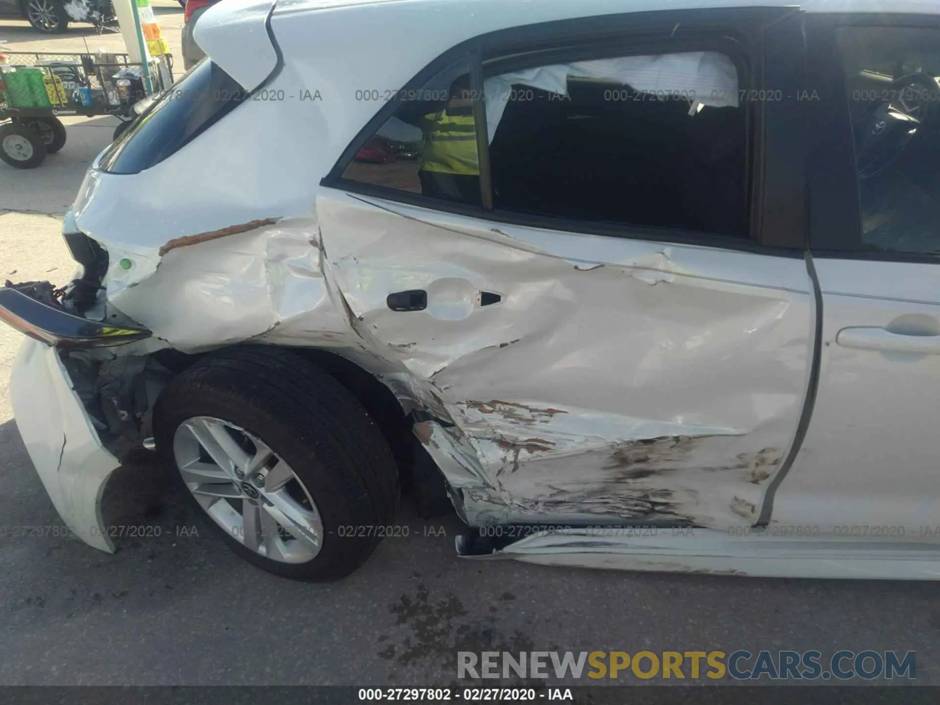 6 Photograph of a damaged car JTNK4RBE2K3022623 TOYOTA COROLLA 2019