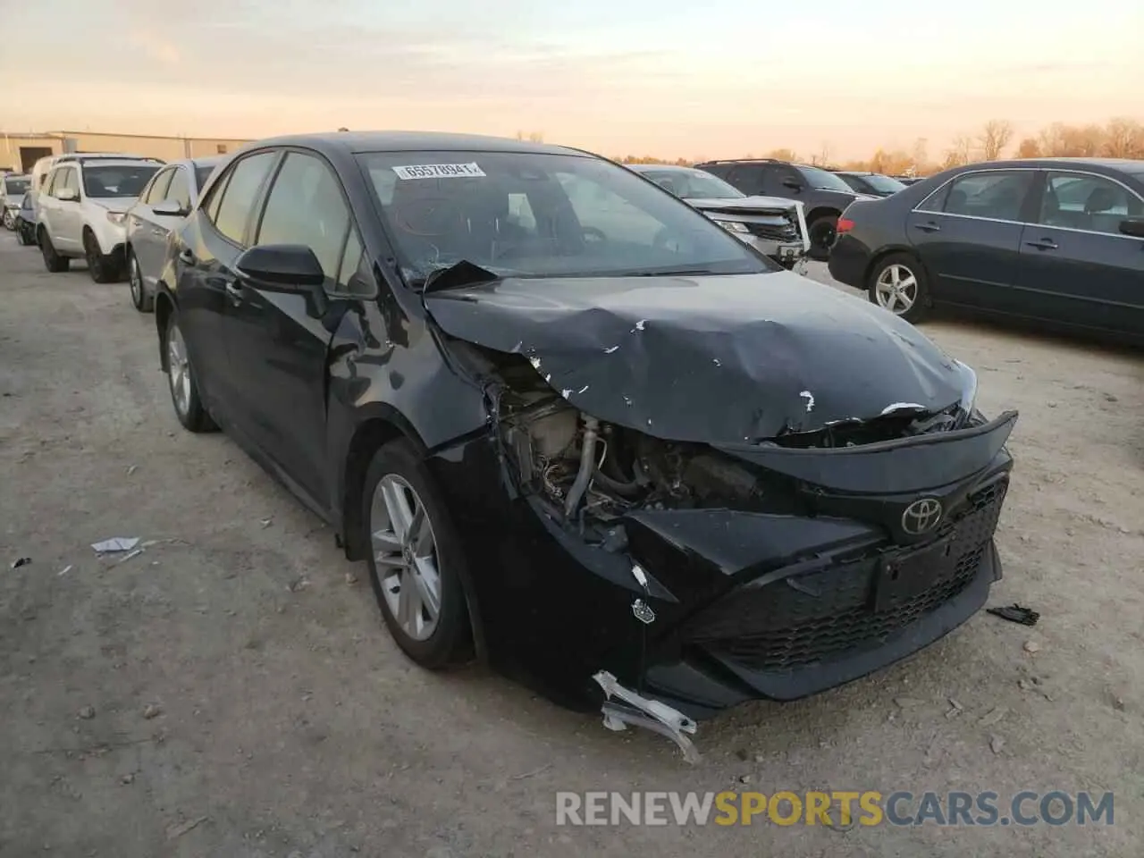 1 Фотография поврежденного автомобиля JTNK4RBE2K3034271 TOYOTA COROLLA 2019