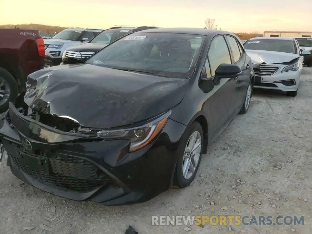 2 Фотография поврежденного автомобиля JTNK4RBE2K3034271 TOYOTA COROLLA 2019