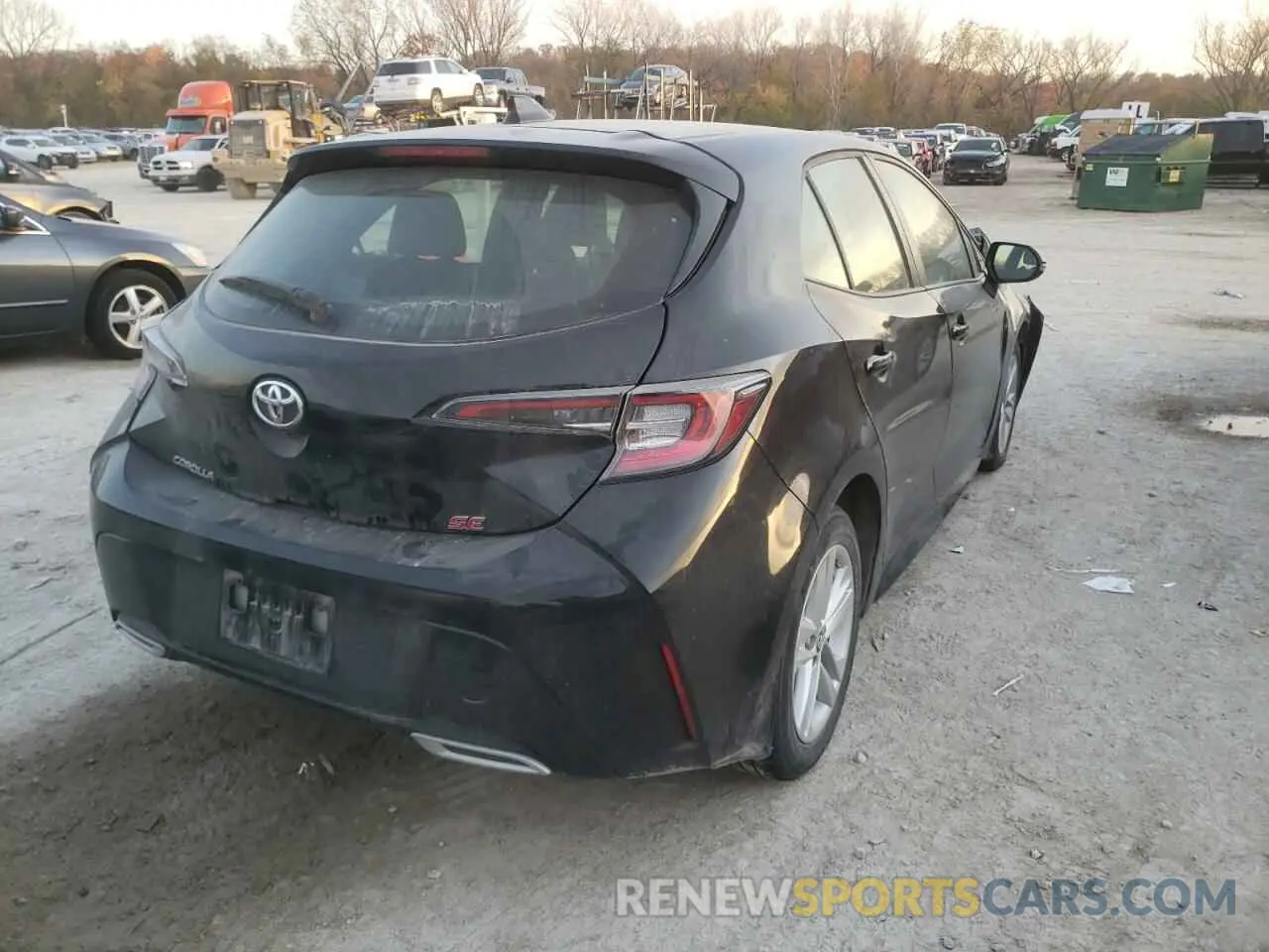 4 Фотография поврежденного автомобиля JTNK4RBE2K3034271 TOYOTA COROLLA 2019