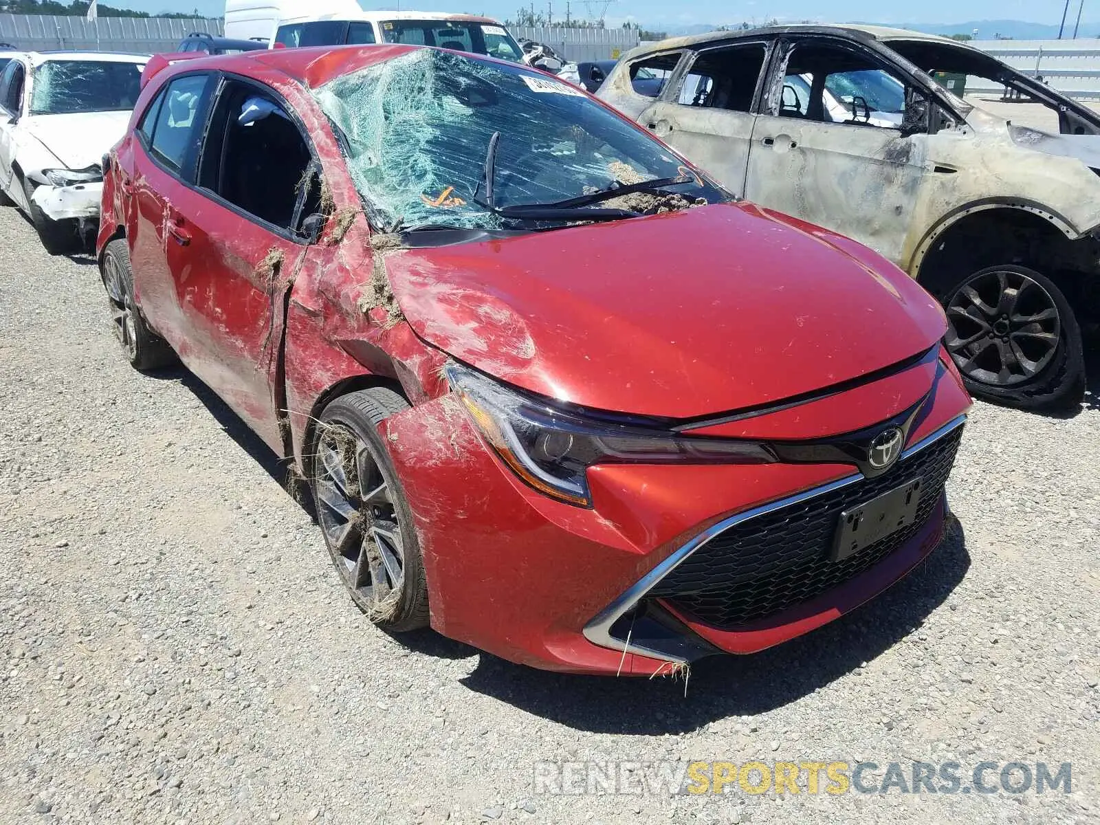 1 Фотография поврежденного автомобиля JTNK4RBE2K3035288 TOYOTA COROLLA 2019