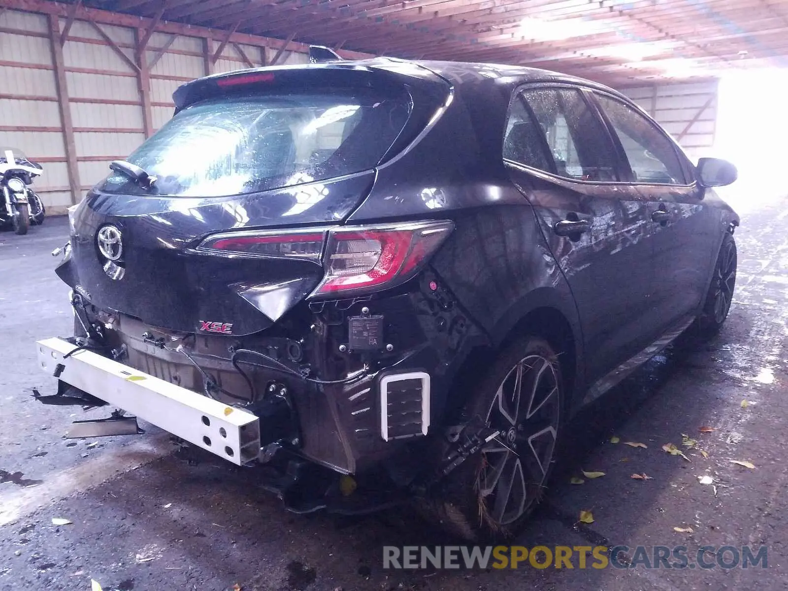 4 Photograph of a damaged car JTNK4RBE2K3045206 TOYOTA COROLLA 2019