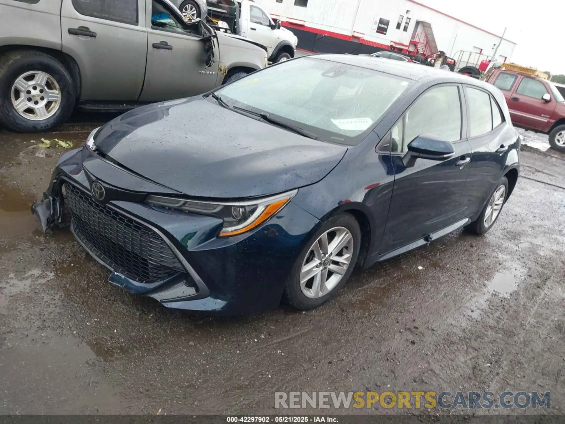 2 Photograph of a damaged car JTNK4RBE2K3049966 TOYOTA COROLLA 2019