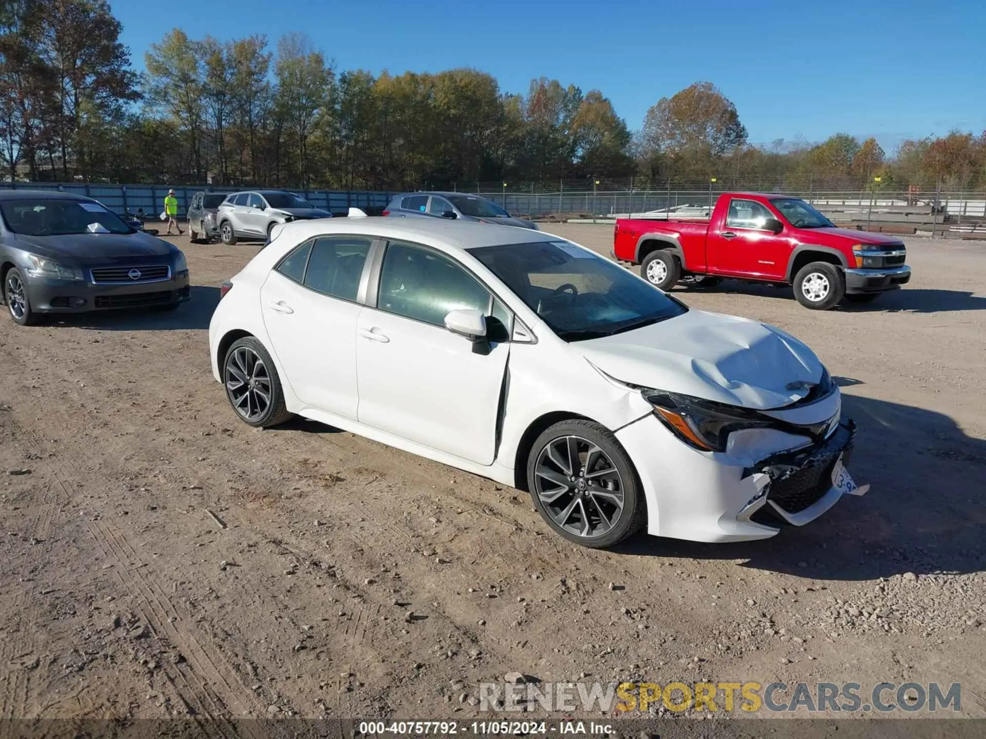 1 Фотография поврежденного автомобиля JTNK4RBE3K3010738 TOYOTA COROLLA 2019