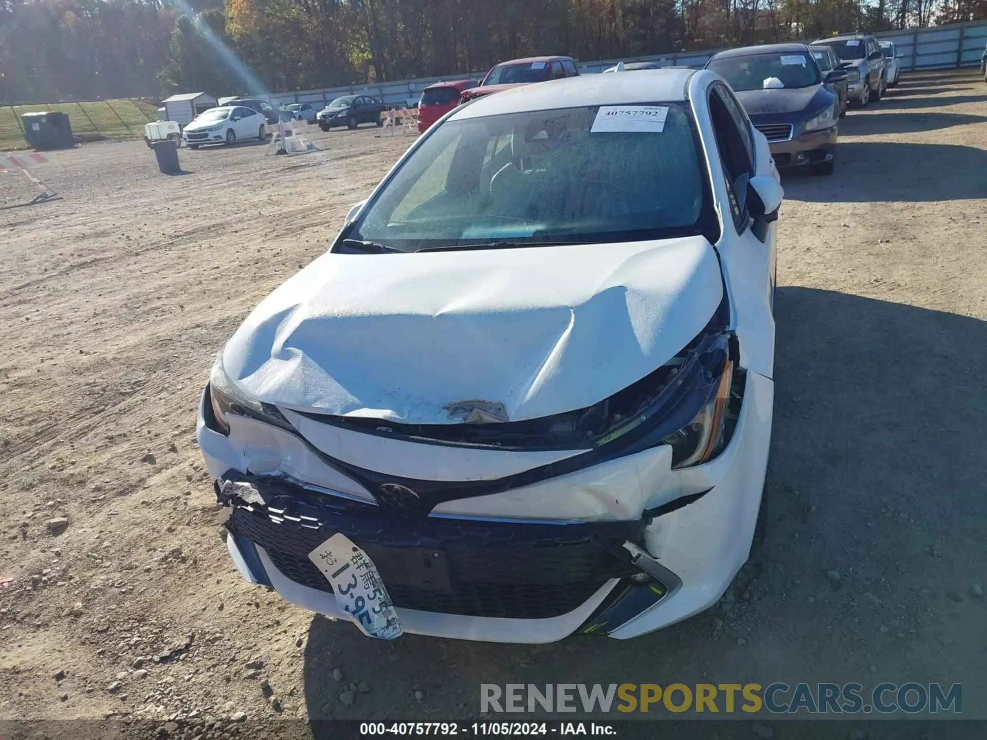 12 Фотография поврежденного автомобиля JTNK4RBE3K3010738 TOYOTA COROLLA 2019