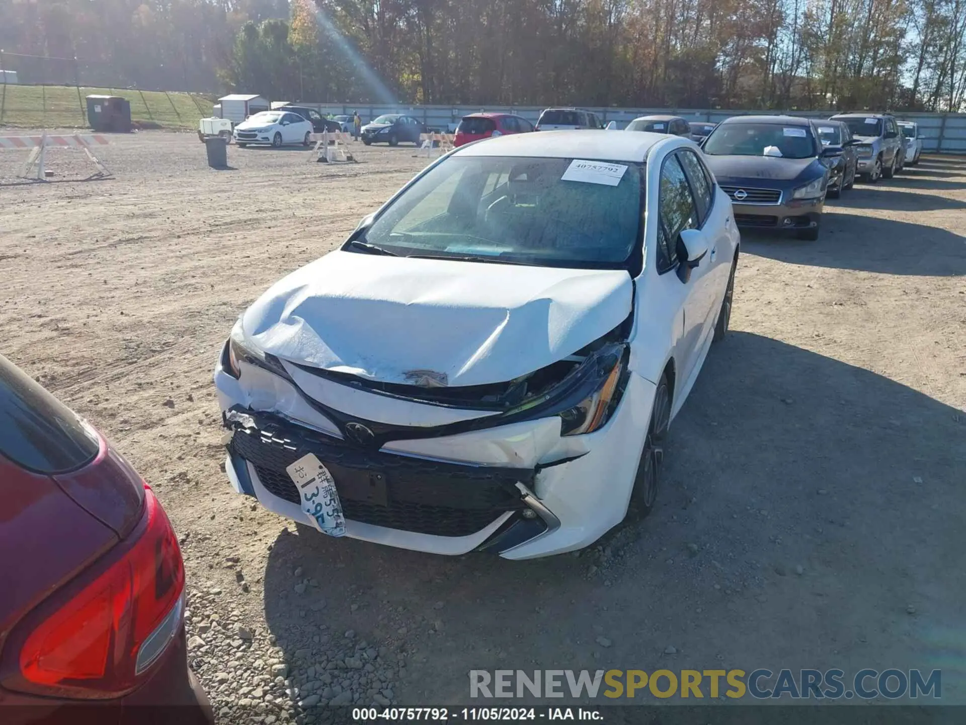 6 Фотография поврежденного автомобиля JTNK4RBE3K3010738 TOYOTA COROLLA 2019