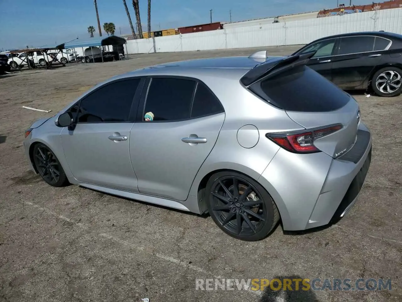 2 Photograph of a damaged car JTNK4RBE3K3015700 TOYOTA COROLLA 2019