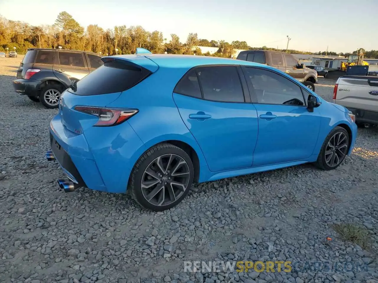 3 Фотография поврежденного автомобиля JTNK4RBE3K3025711 TOYOTA COROLLA 2019