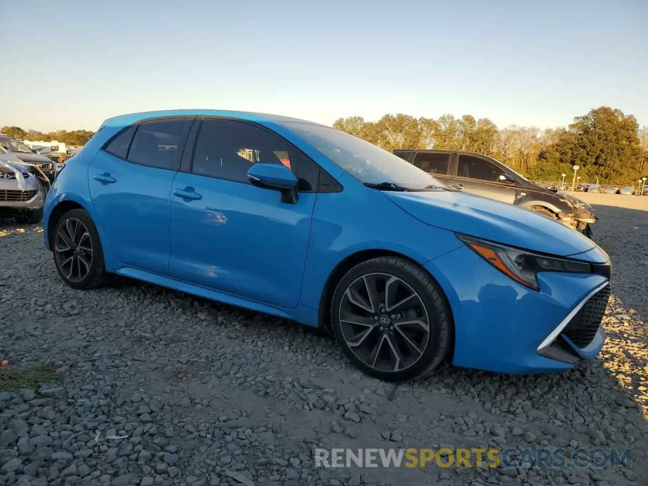 4 Фотография поврежденного автомобиля JTNK4RBE3K3025711 TOYOTA COROLLA 2019