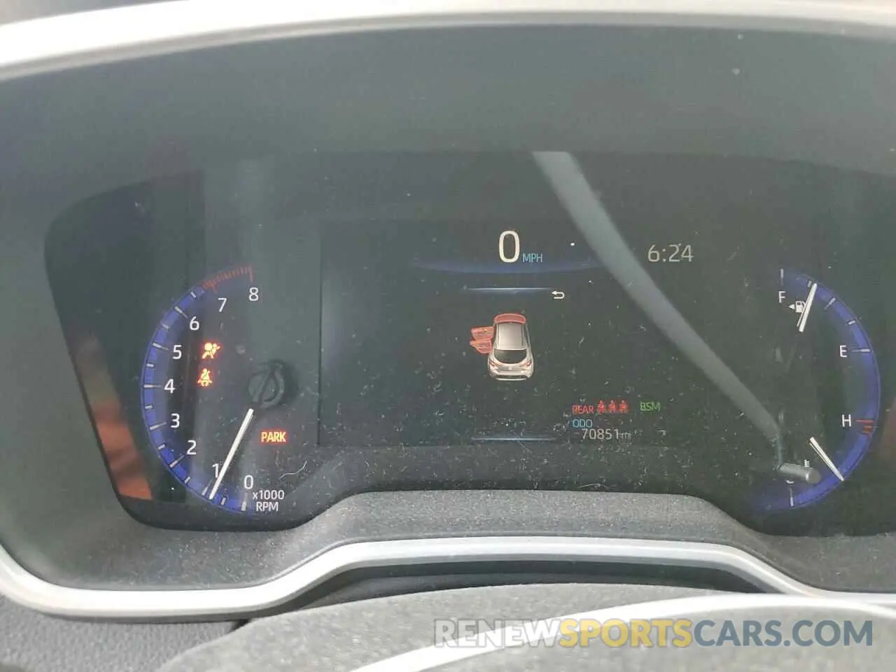 9 Фотография поврежденного автомобиля JTNK4RBE3K3025711 TOYOTA COROLLA 2019