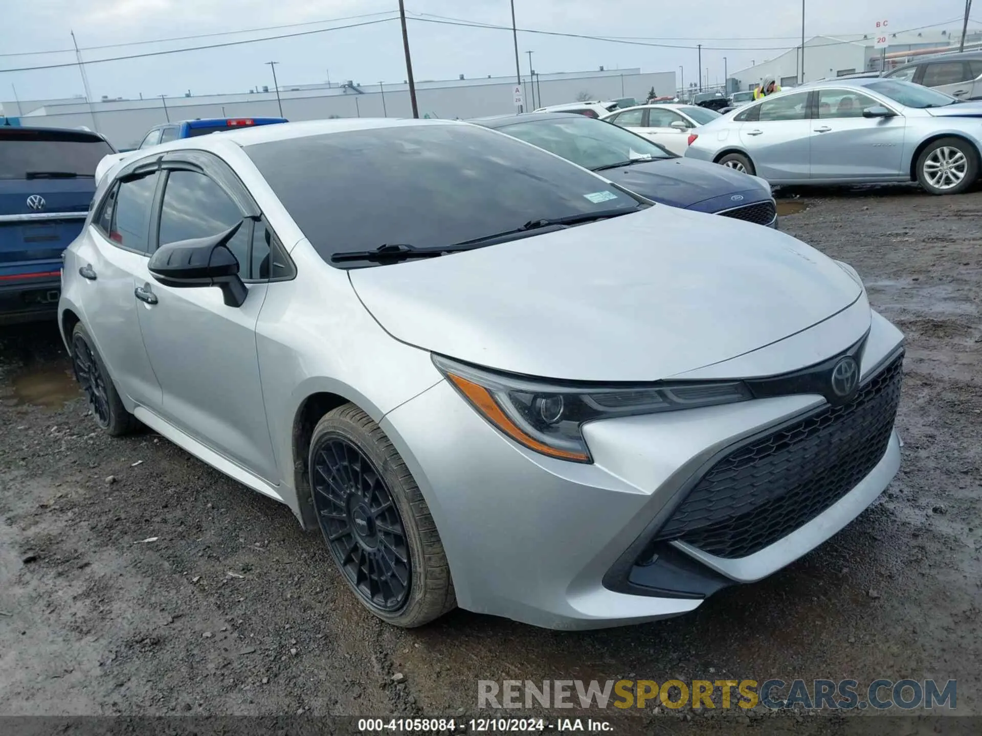 1 Photograph of a damaged car JTNK4RBE3K3028298 TOYOTA COROLLA 2019