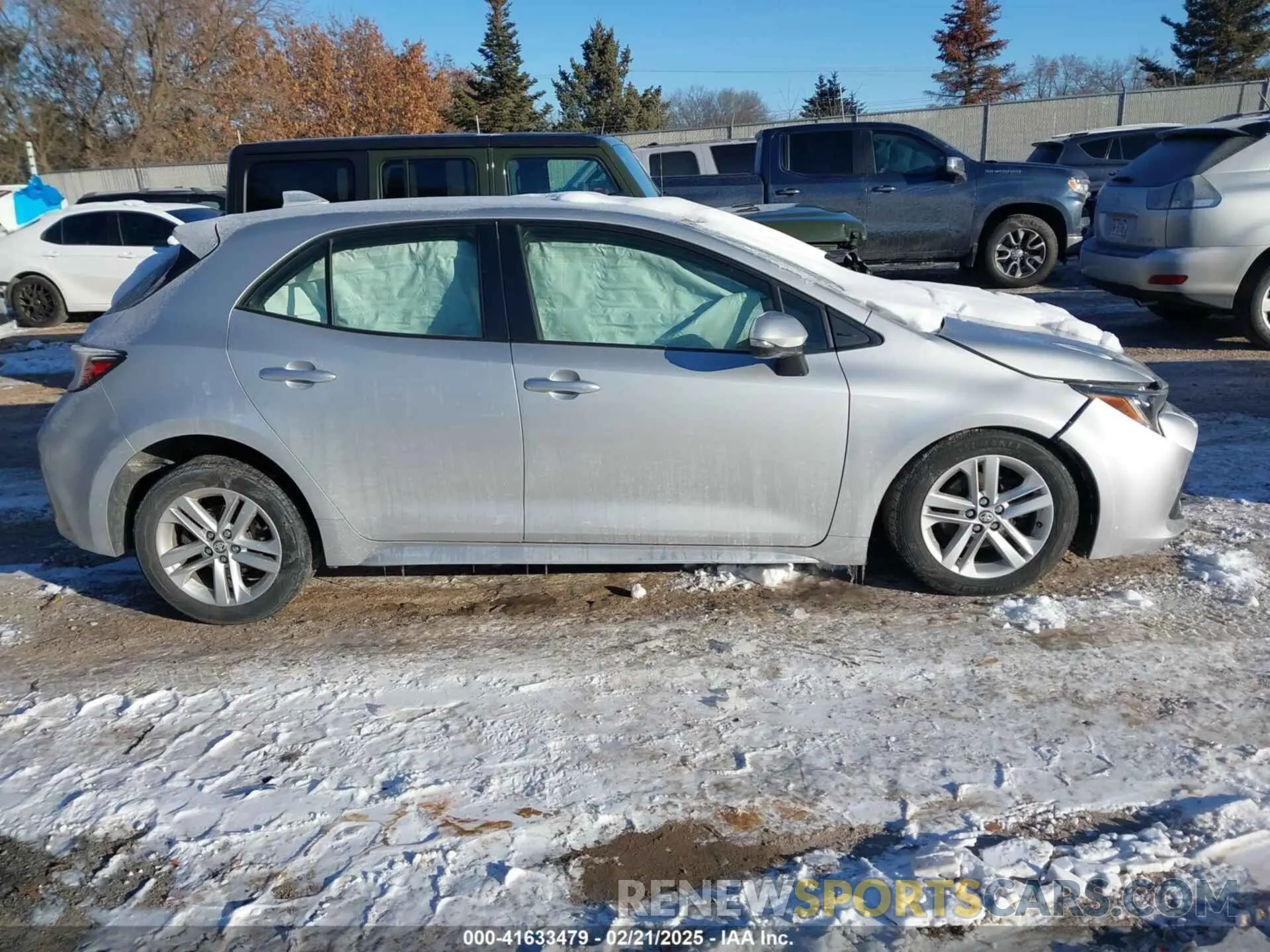 12 Photograph of a damaged car JTNK4RBE3K3029225 TOYOTA COROLLA 2019
