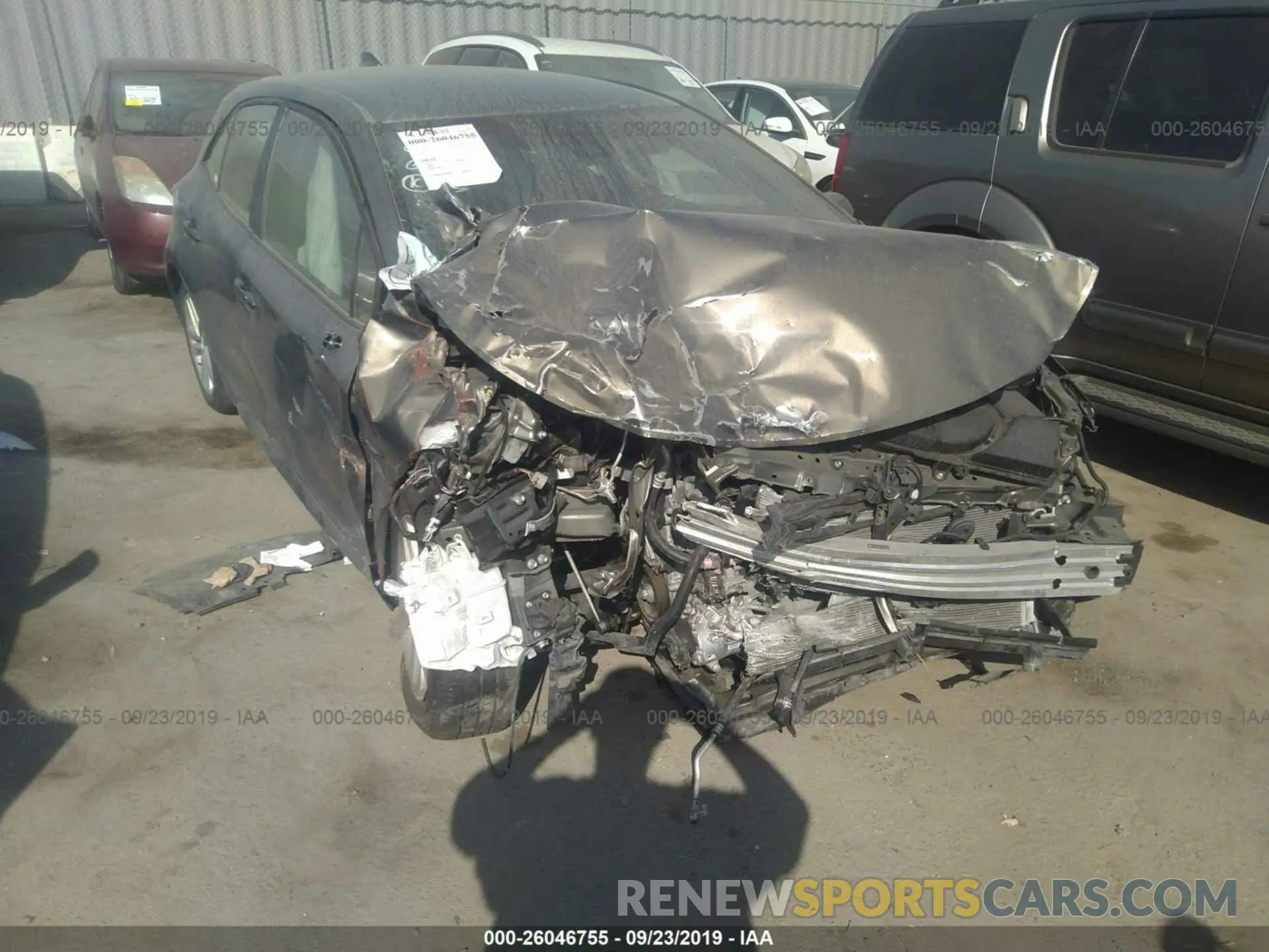 6 Photograph of a damaged car JTNK4RBE3K3033145 TOYOTA COROLLA 2019