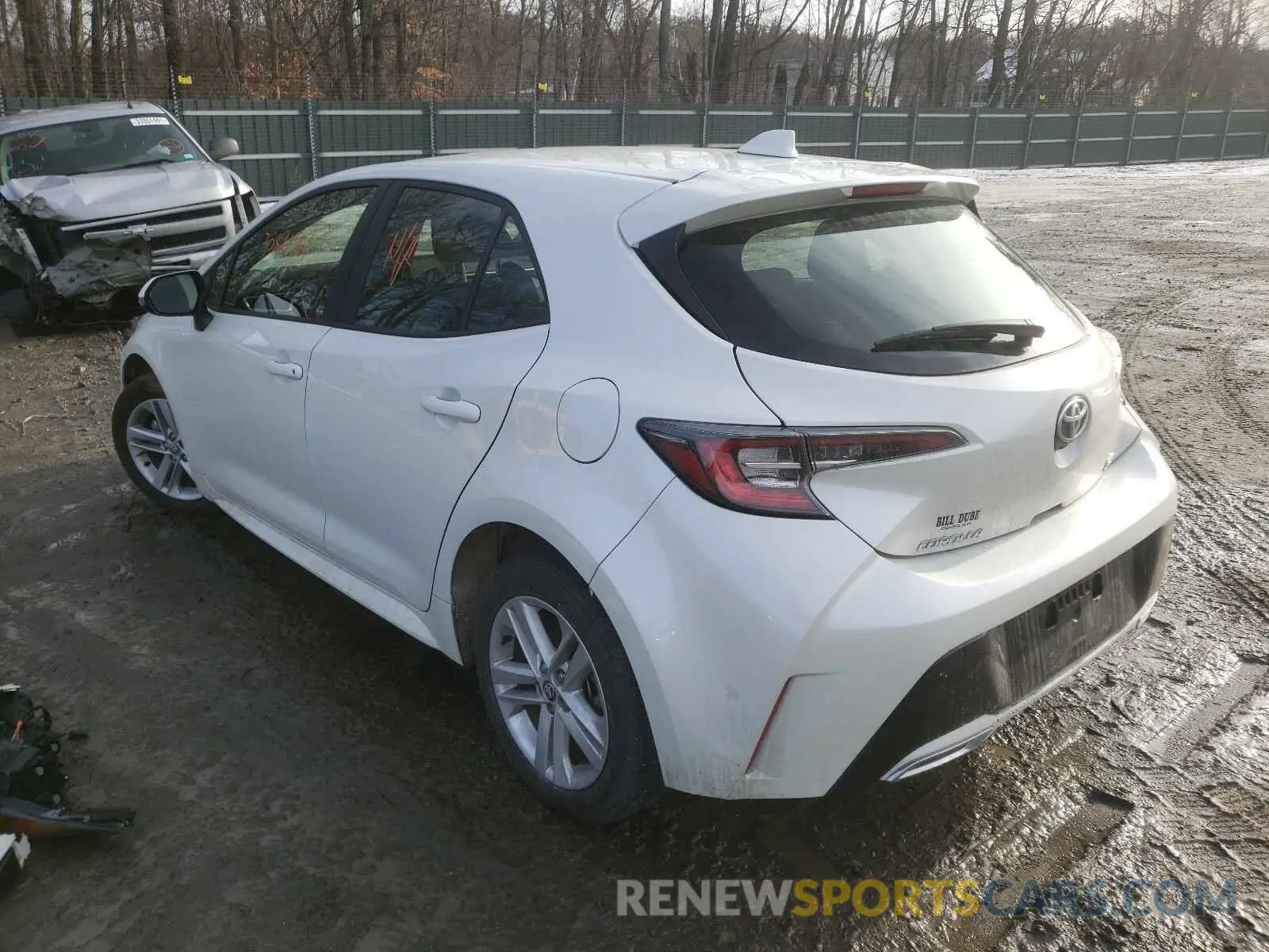 3 Photograph of a damaged car JTNK4RBE3K3047594 TOYOTA COROLLA 2019