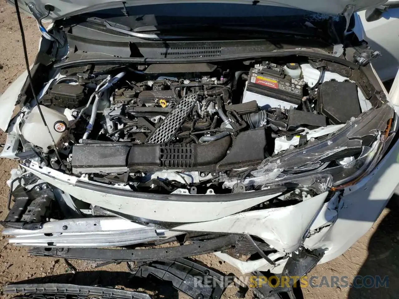 7 Фотография поврежденного автомобиля JTNK4RBE3K3053511 TOYOTA COROLLA 2019